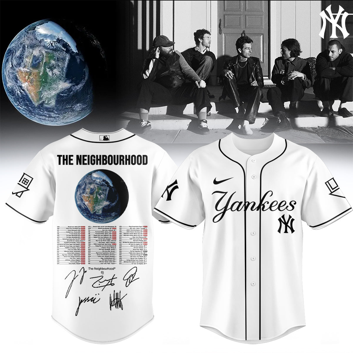 .BASEBALL ALL TEAMS x The Neighbourhood’s THE WOURLD TOUR signed Jersey