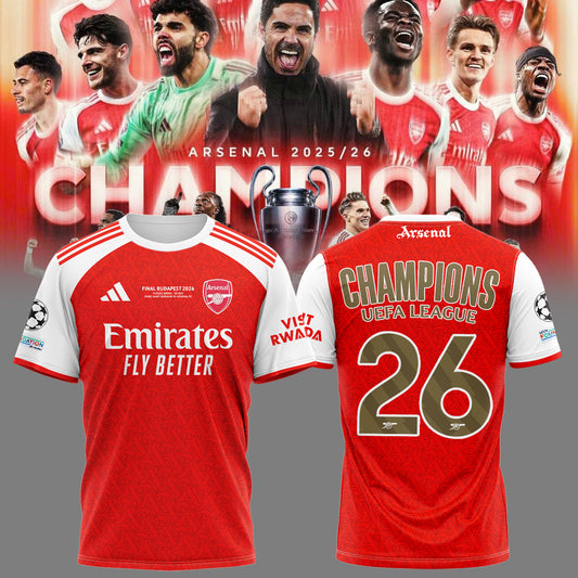 ,,Arsenal Champions League Winners 25/26 Jersey