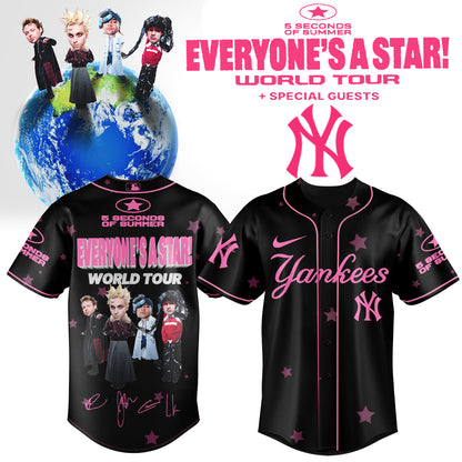 .Baseball US x 5SOS EVERYONE’S A STAR! World Tour Jersey