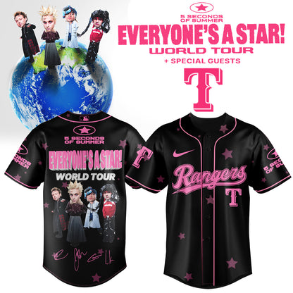 .Baseball US x 5SOS EVERYONE’S A STAR! World Tour Jersey