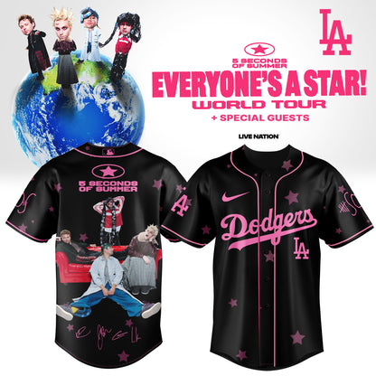 .Baseball US x 5SOS EVERYONE’S A STAR! World Tour Jersey