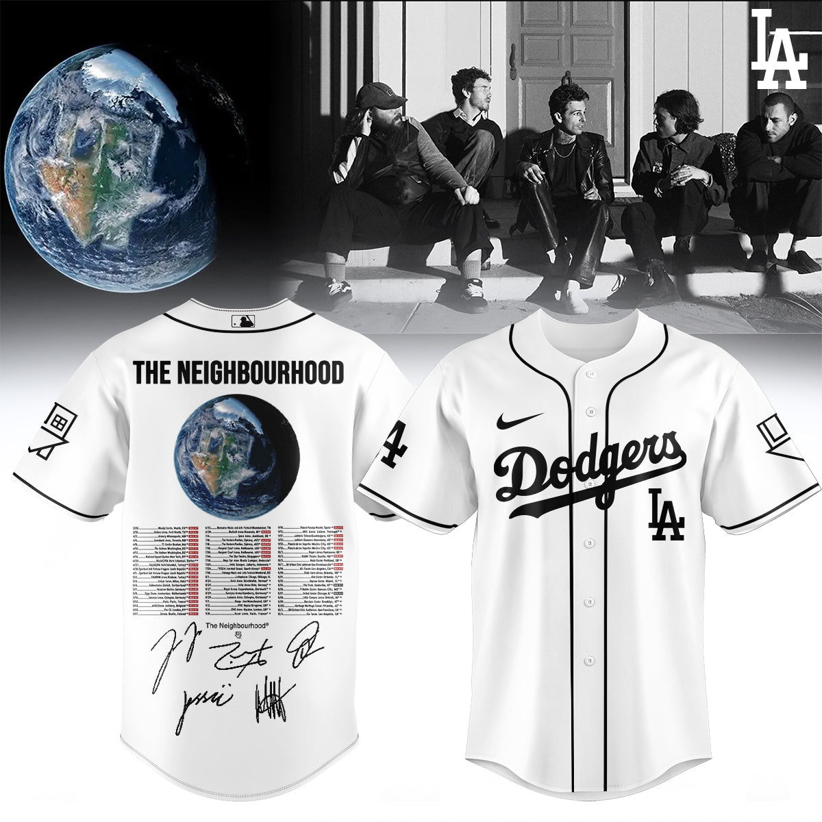 .BASEBALL ALL TEAMS x The Neighbourhood’s THE WOURLD TOUR signed Jersey