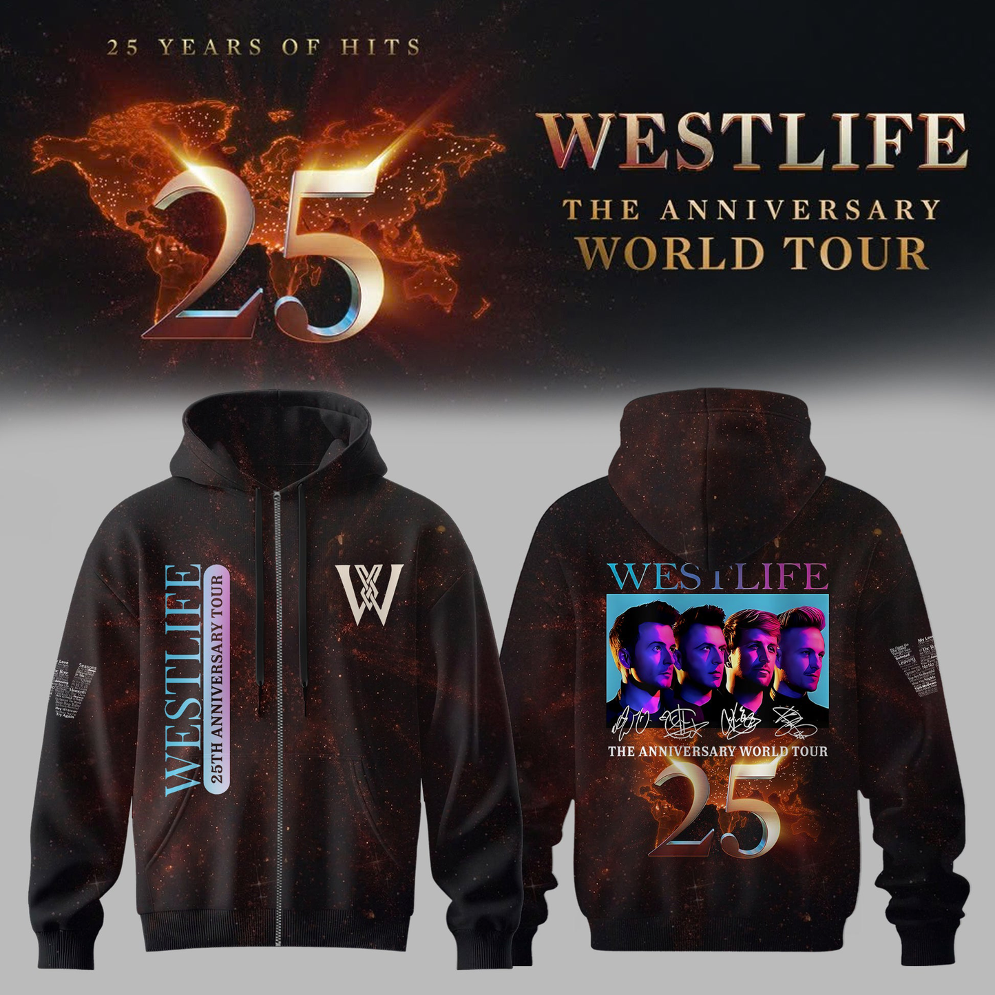 Golden Memories Limited Edition Zip Hoodie