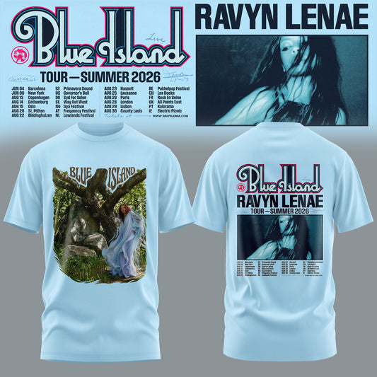 Ravyn Lenae “Blue Island” Tour Tshirt Collection Is Here