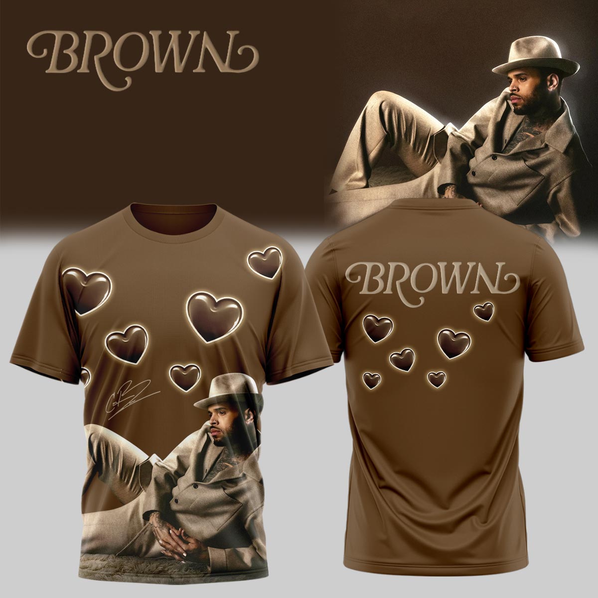 _.CHRIS BROWN’S BROWN ALBUM TShirt