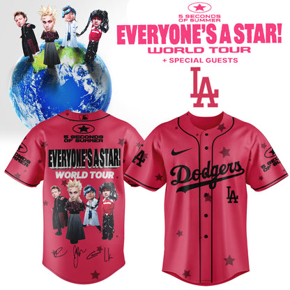 .Baseball US x 5SOS EVERYONE’S A STAR! World Tour Jersey
