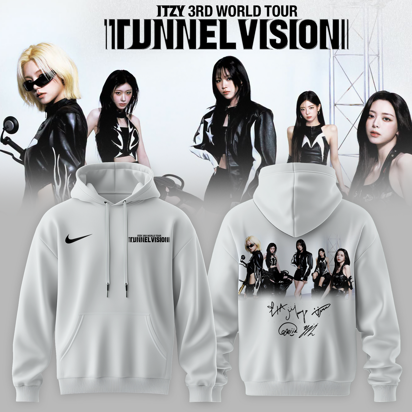 _ITZY “Tunnel Vision” World Tour 2026 Limited Edition Signature – Hoodie