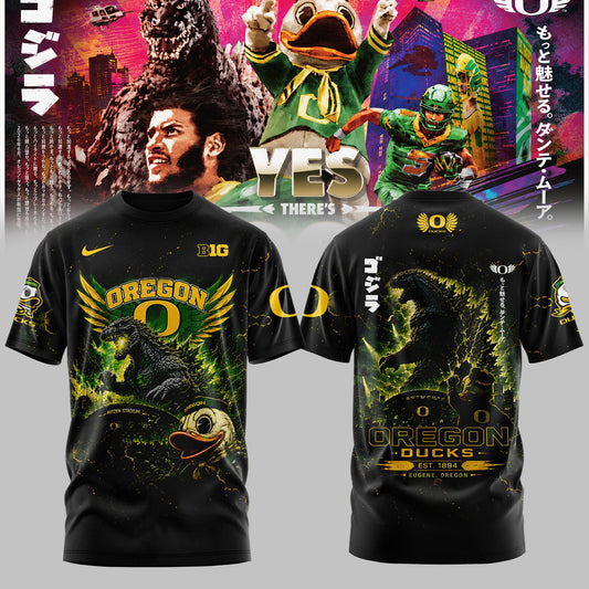 _ Oregon Ducks x Godzilla Edition Tee