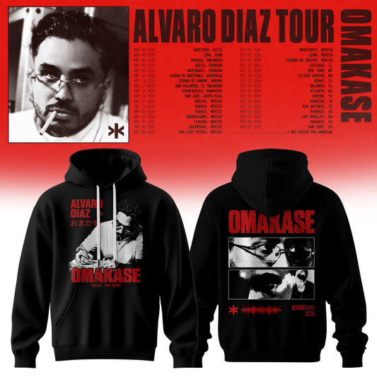 Álvaro Díaz Omakase 2026 Tour Merch Hoodie