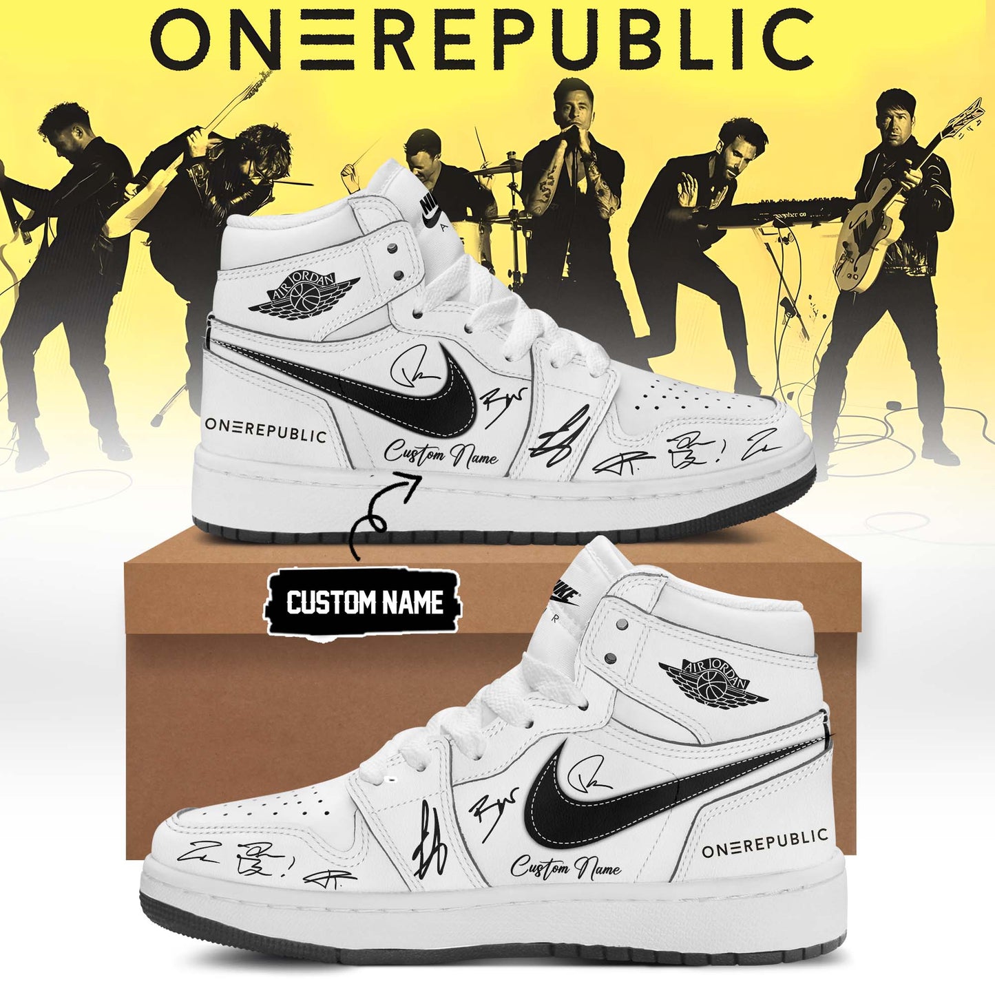 .OneRepublic Official Tour Shoes