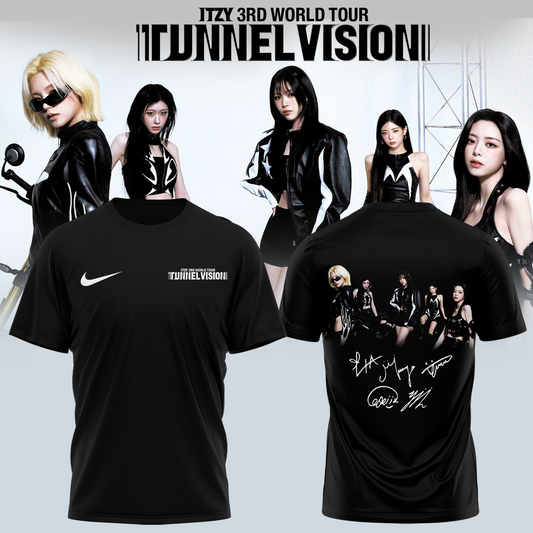 .ITZY “Tunnel Vision” World Tour 2026 Limited Edition Signature – Shirt