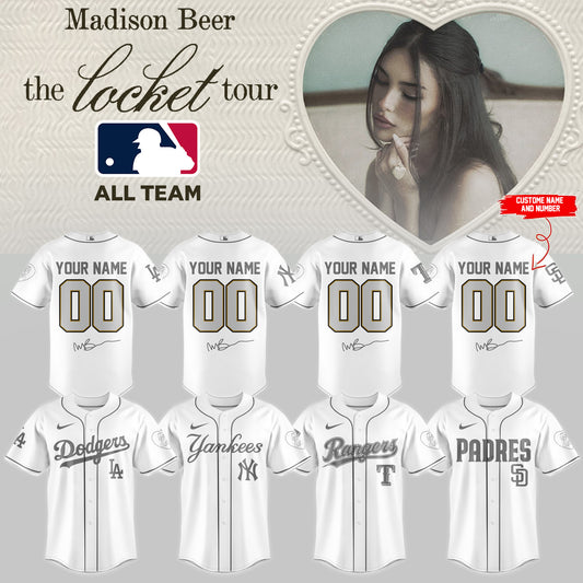 .Baseball US x Madison Beer The Locket Tour Jersey (Custom Name & Number)