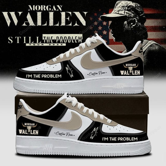 Custom Name - Morgan Wallen – Still The Problem Tour 2026 v11 AF1 Shoes
