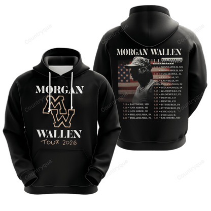 Morgan Wallen – Tour 2026 v3 Hoodie