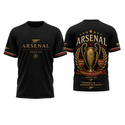 Arsenal F.C. | Premium UEFA Champions League 2025/26 3D Shirt TD