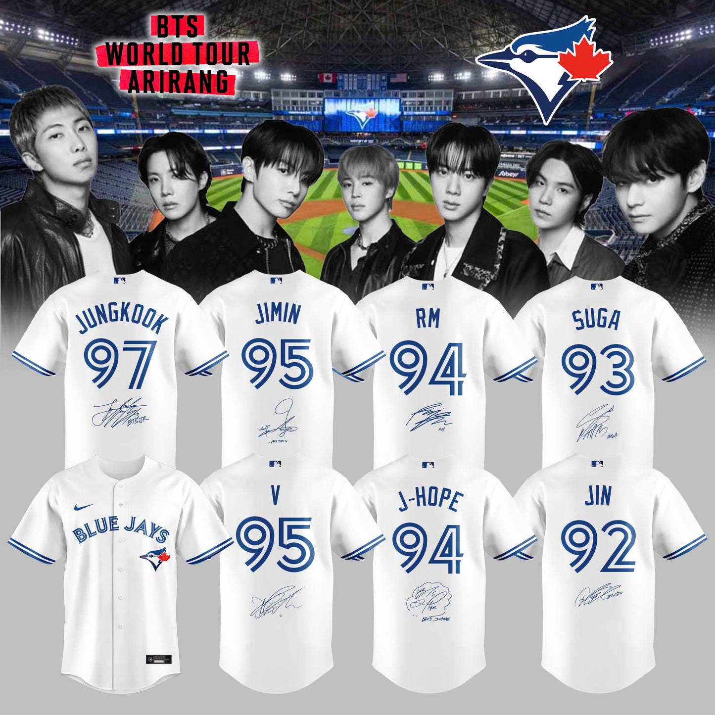 BJ x BTS World Tour 2026 Limited Edition Jersey