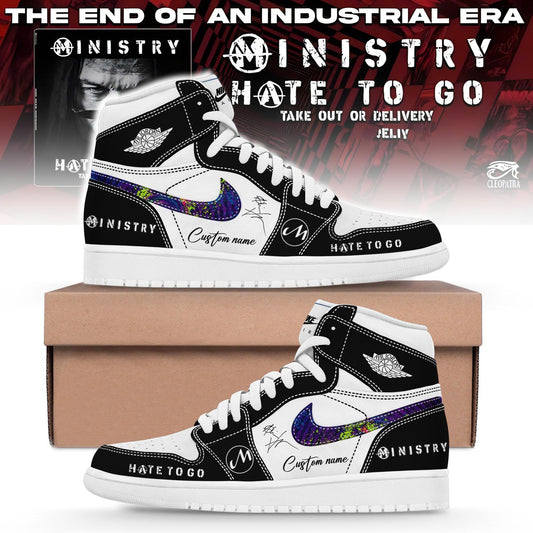 Ministry – Farewell Tour Hate to go Custom Name AJ1 v2