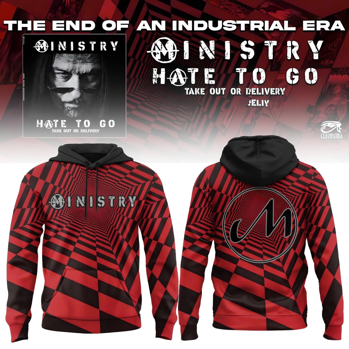 Ministry – Farewell Tour Hate to go Hoodie