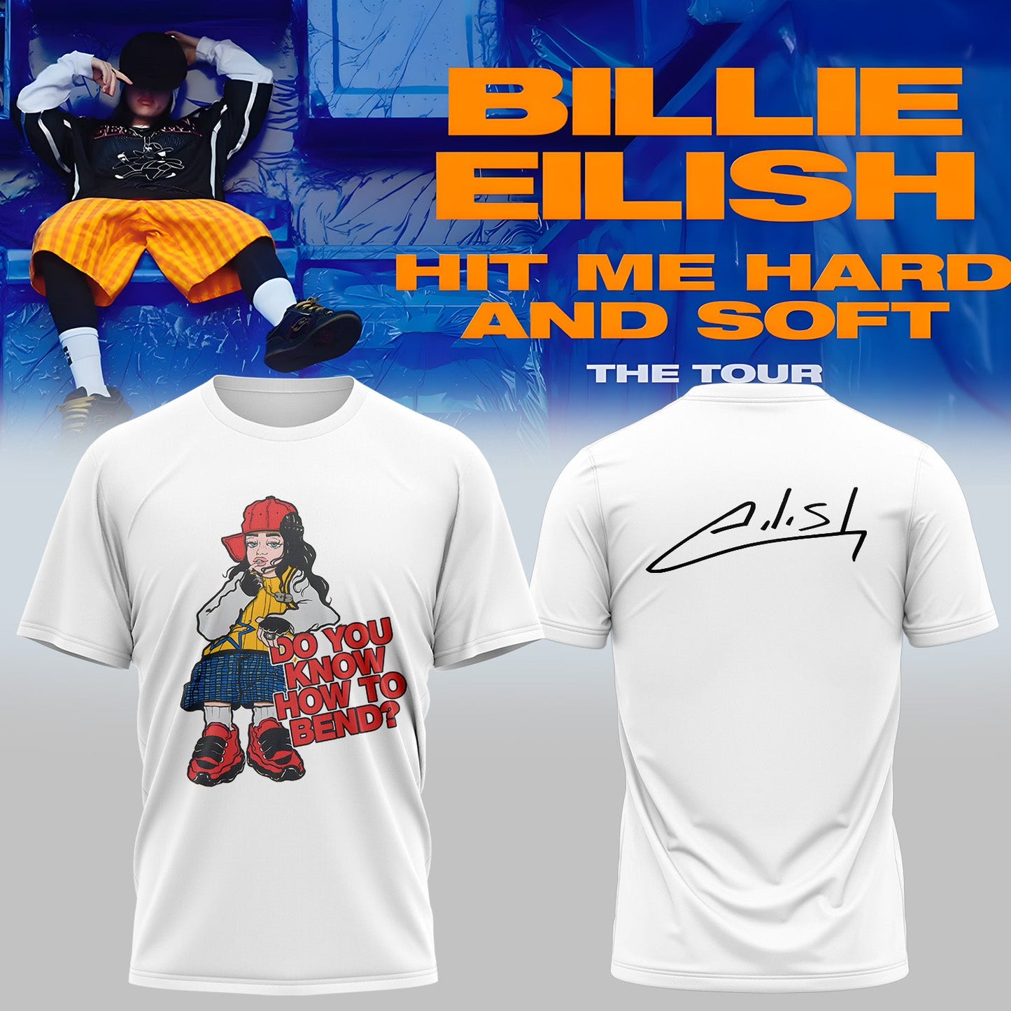 Billie Eilish Hit Me Hard and Soft: The Tour Shirt