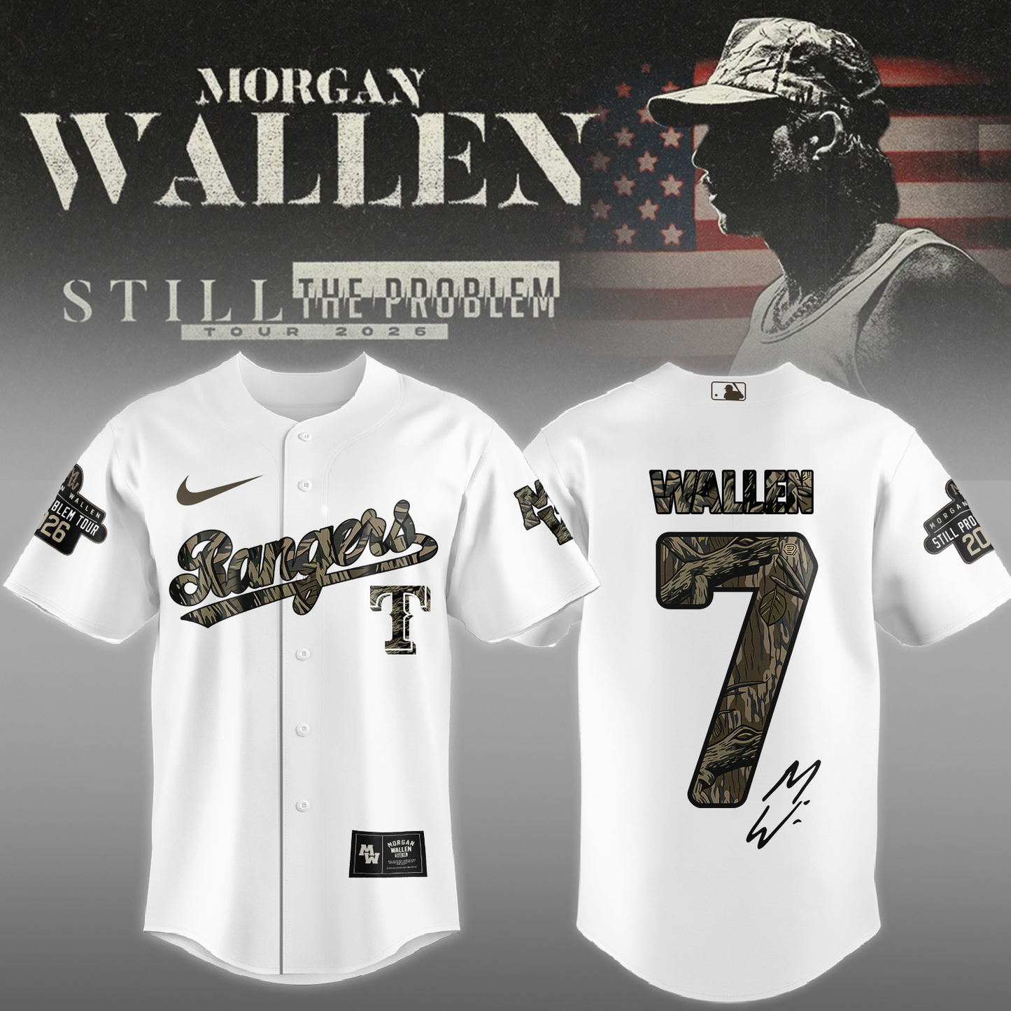 ALL TEAM x Morgan Wallen Still Problem Tour Jersey