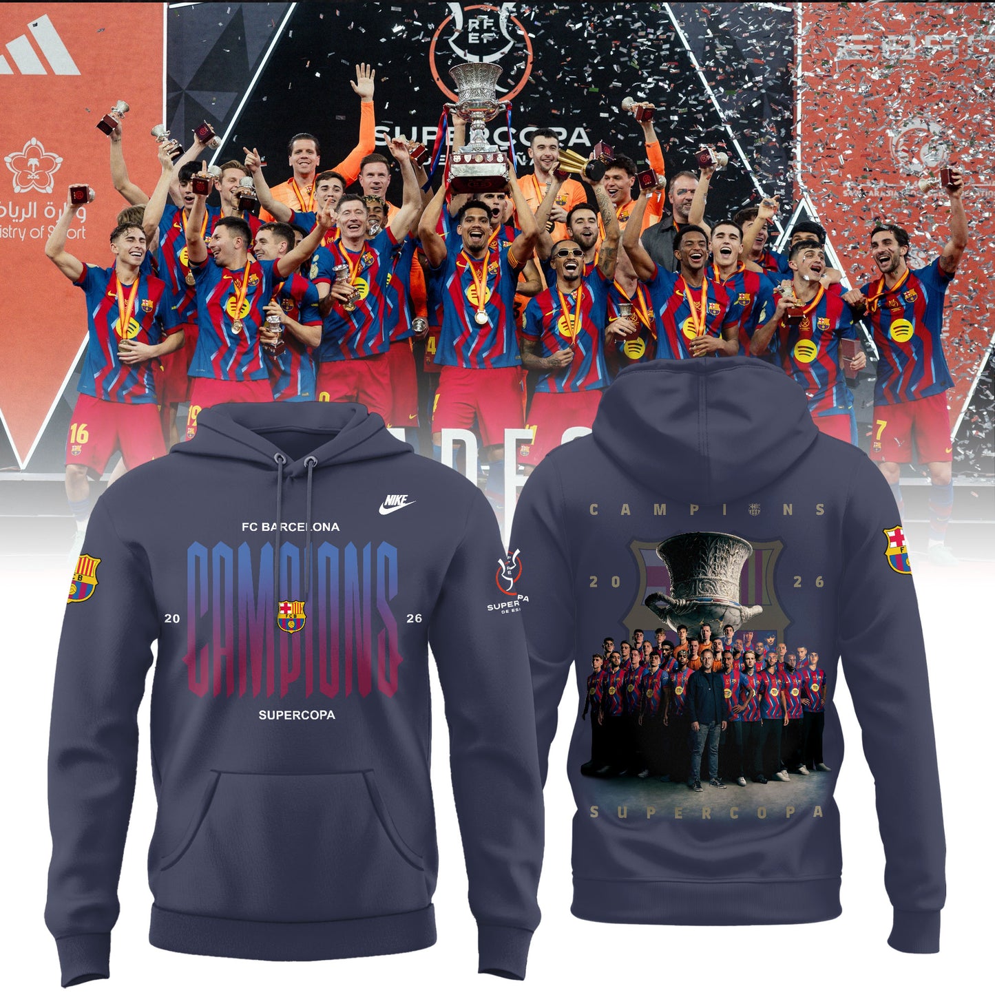 FC Barcelona Campions Supercopa 2026 Limited Combo