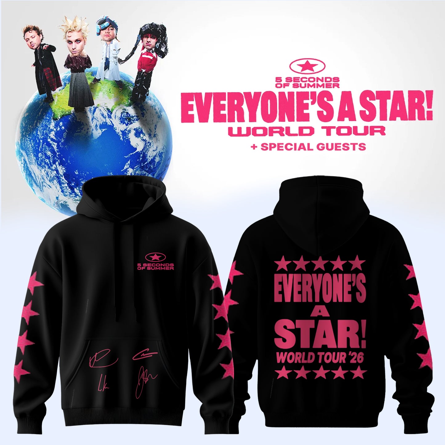 5SOS EVERYONE’S A STAR! World Tour Hoodie