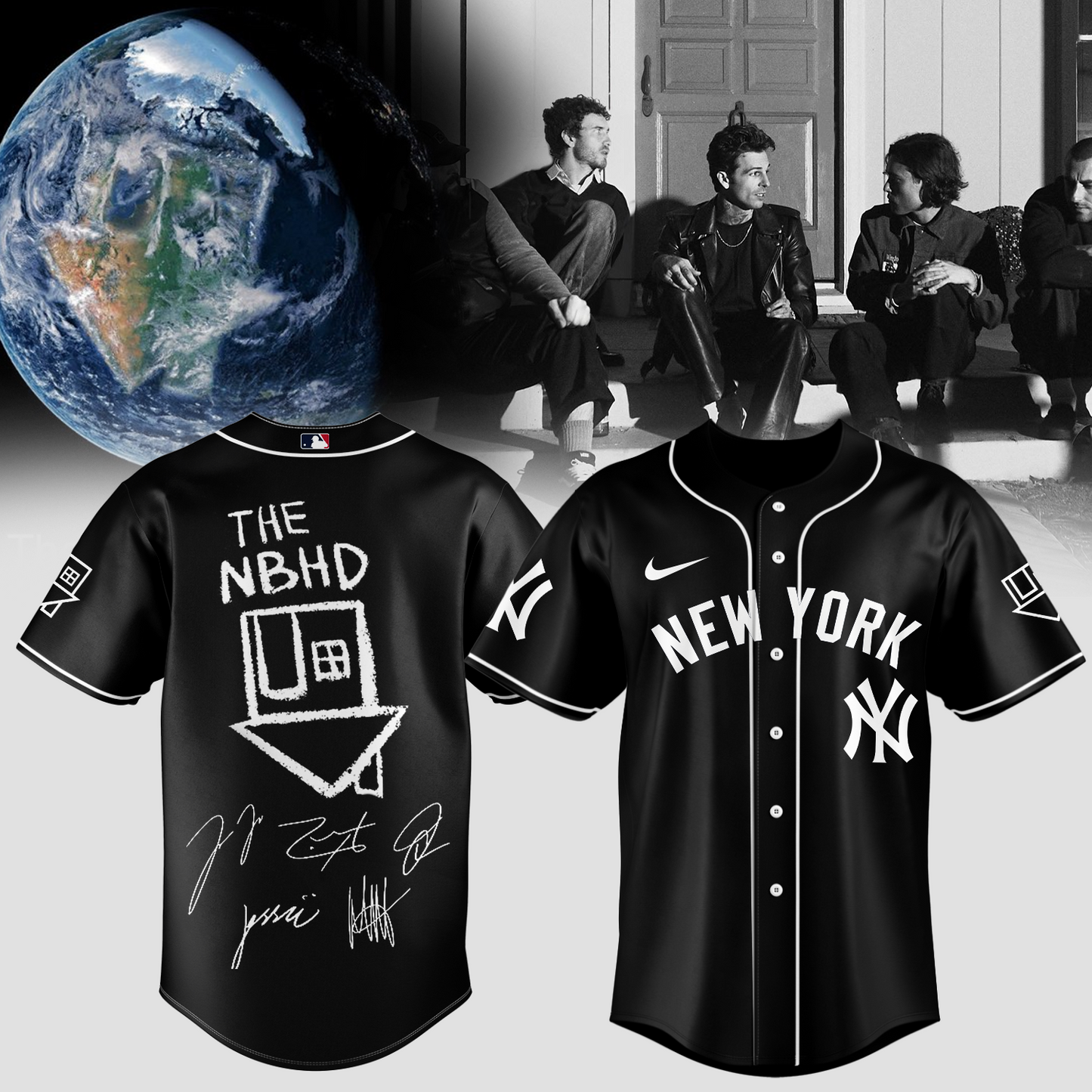 .BASEBALL ALL TEAMS x The Neighbourhood’s THE WOURLD TOUR signed Jersey
