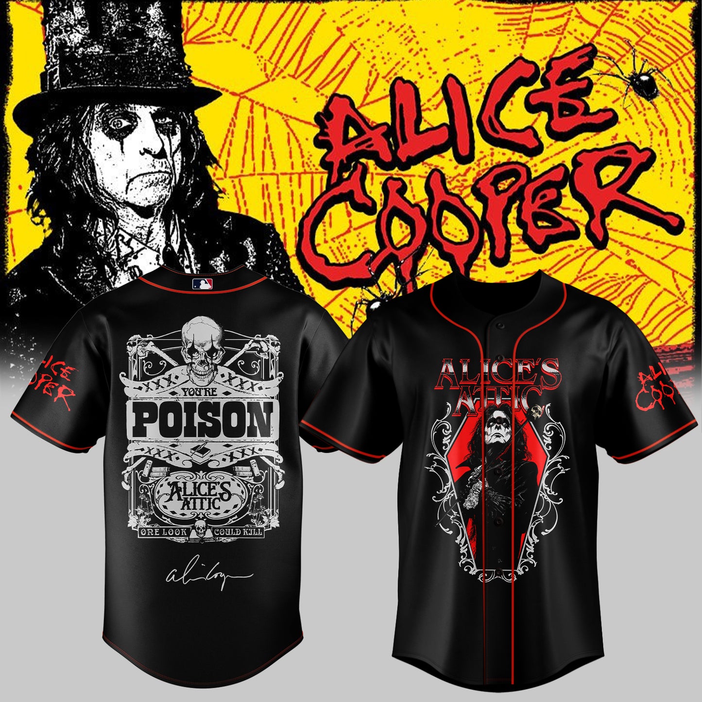,,,Alice Cooper “Alice’s Attic Tour” 2026 Signed – Jersey