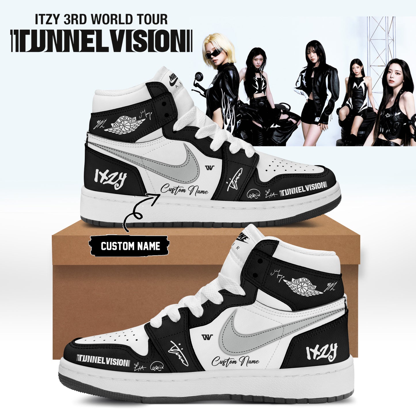,,,ITZY “Tunnel Vision” World Tour 2026 Limited Edition Signature – Shoes 1-3