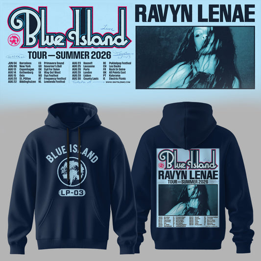 Ravyn Lenae “Blue Island” Tour Hoodie Collection Is Here