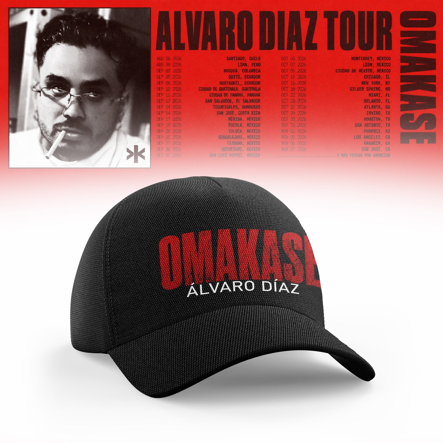 Álvaro Díaz Omakase 2026 Tour Merch