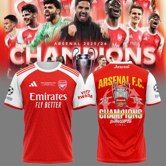 ,,Arsenal Champions League Winners 25/26 Jersey