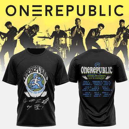 OneRepublic Official Tour TShirt