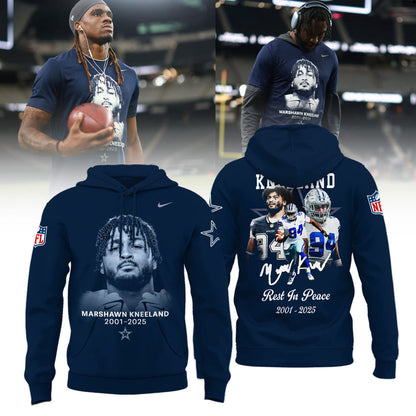 Dallas Cowboys 2025 Marshawn Kneeland Thank You Memories 2025 Combo Hoodie