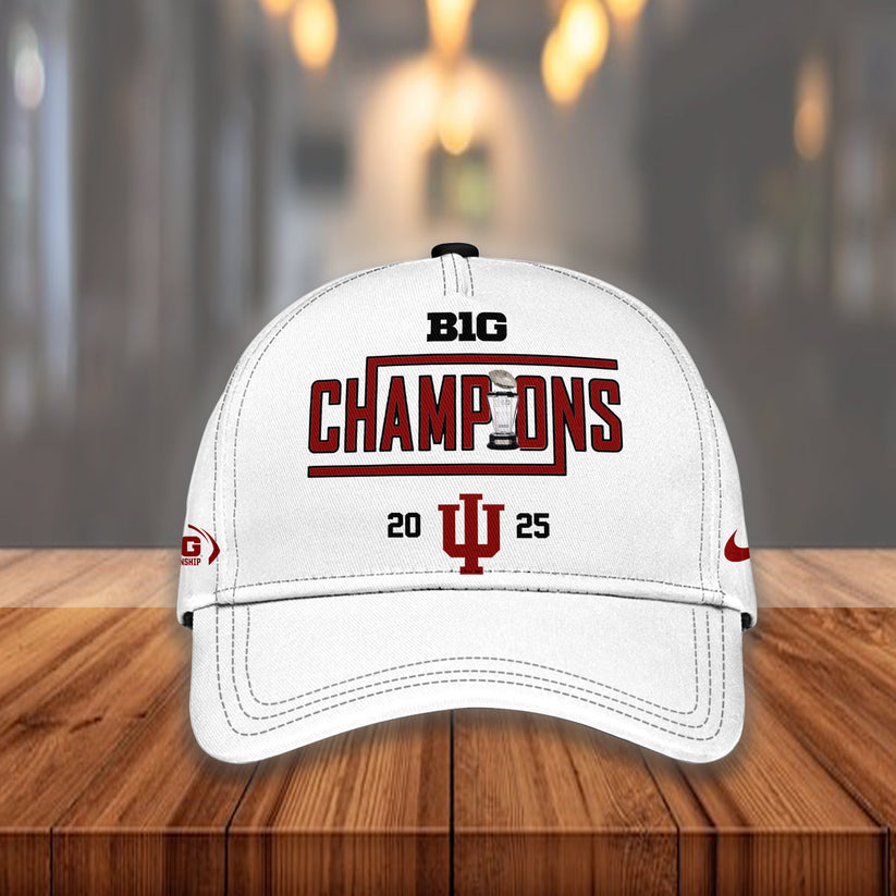 Indiana Hoosiers Football Big Ten Championship Combo Hoodie