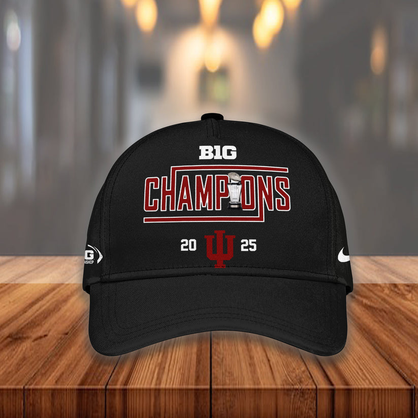 Indiana Hoosiers Football Big Ten Championship Combo Hoodie