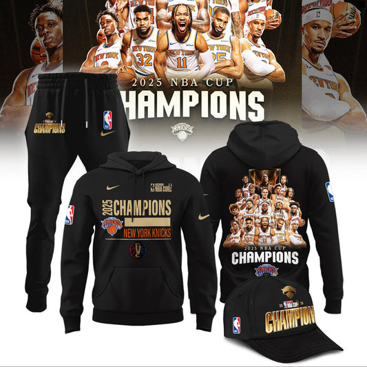 New York Knicks 2025 Cup Champions Hoodie Limited Edition