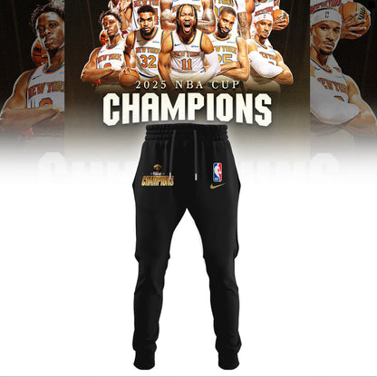New York Knicks 2025 Cup Champions T-Shirt Limited Edition