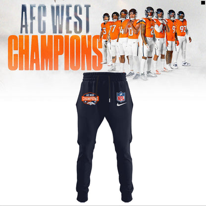 Official Denver Broncos 2025 AFC West Division Champions "Been There Won That" Hoodie