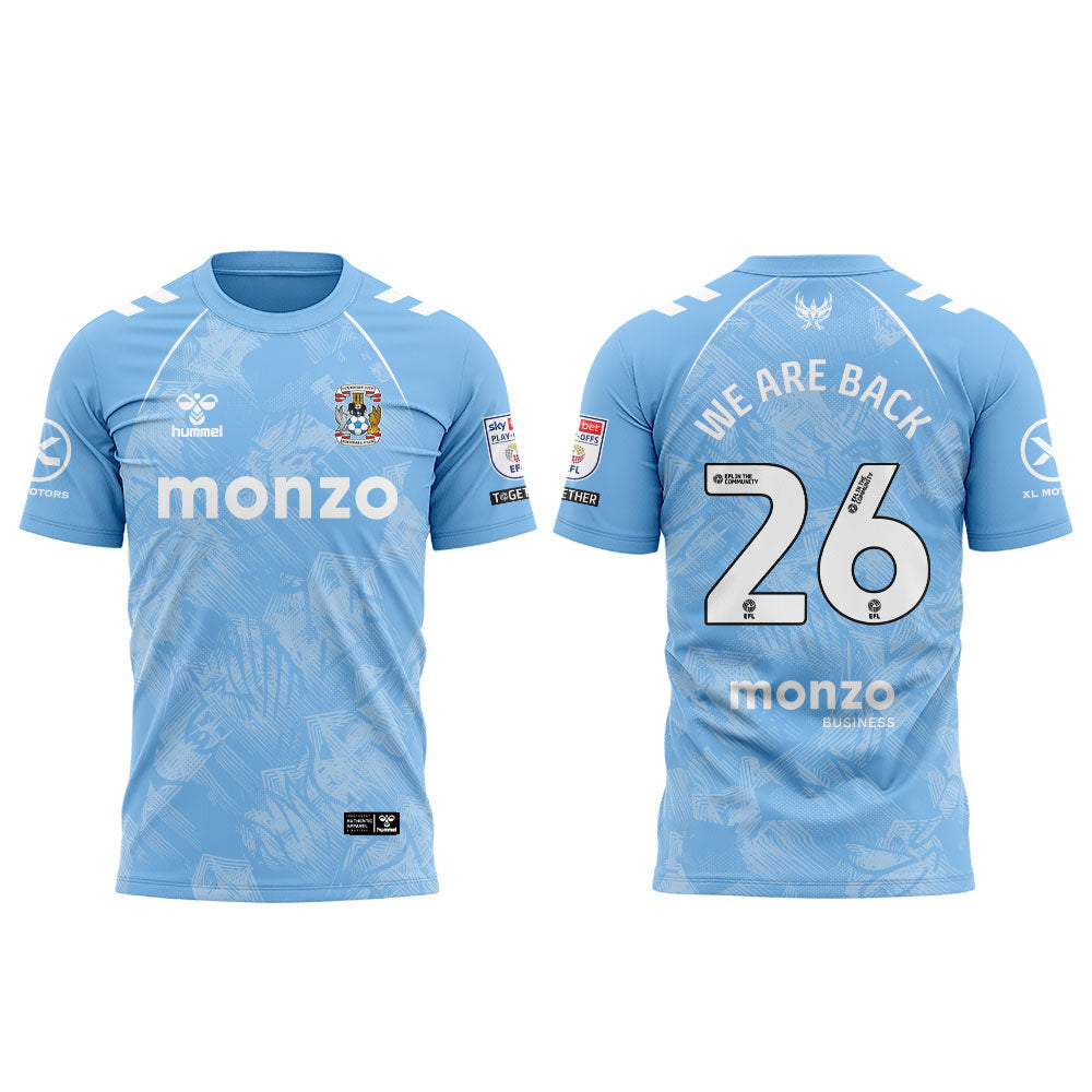 .Coventry City WE ARE PREMIER LEAGUE Limited Edition Shirt Blue