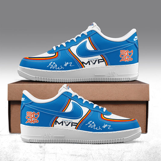 Limited Edition OKC Shai Gilgeous Back to Back 2026  MVP AF1 Sneakers