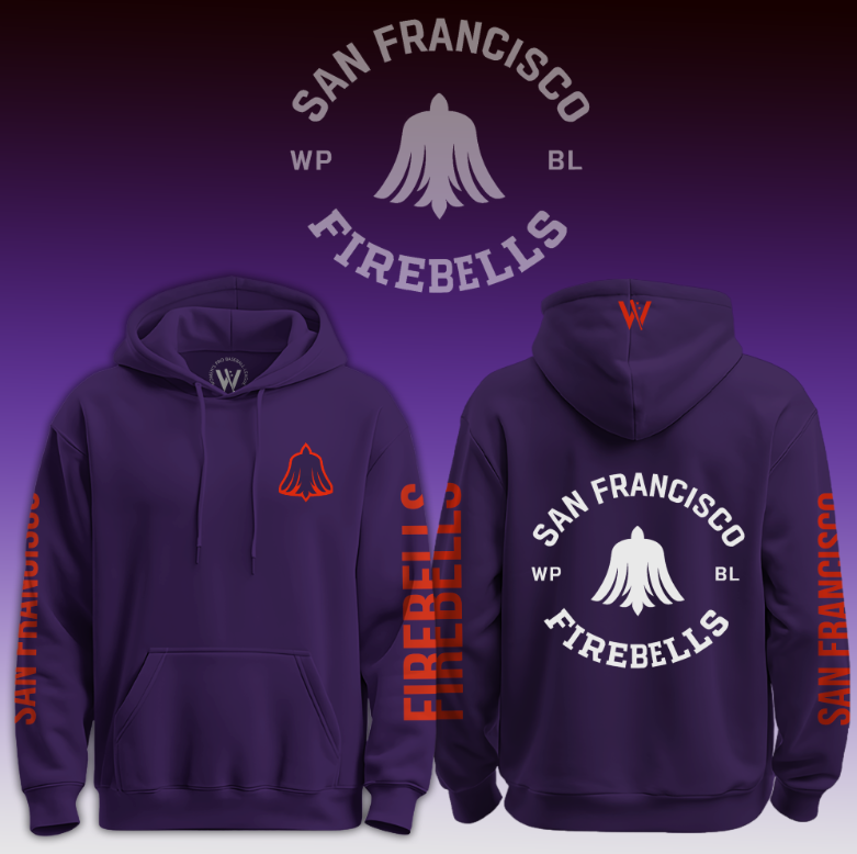 WPBL San Francisco Firebells Hoodie Est.2026