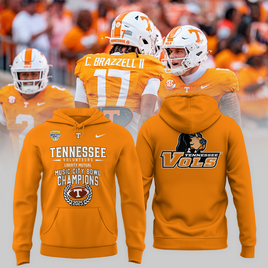 TENNESSEE – LIBERTY MUTUAL MUSIC CITY BOWL CHAMPIONS 2025 Hoodie