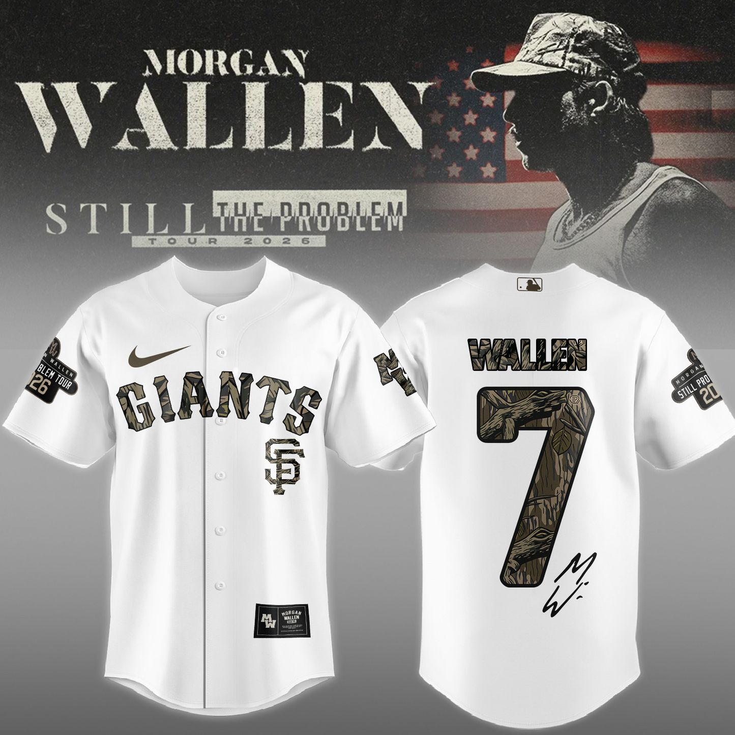 ALL TEAM x Morgan Wallen Still Problem Tour Jersey