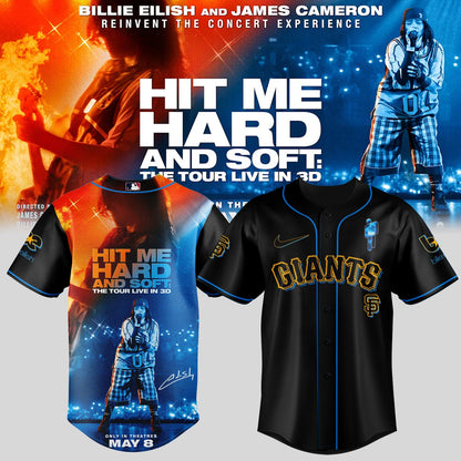 .Baseball x  Billie Eilish HIT ME HARD AND SOFT: THE TOUR Jersey 2