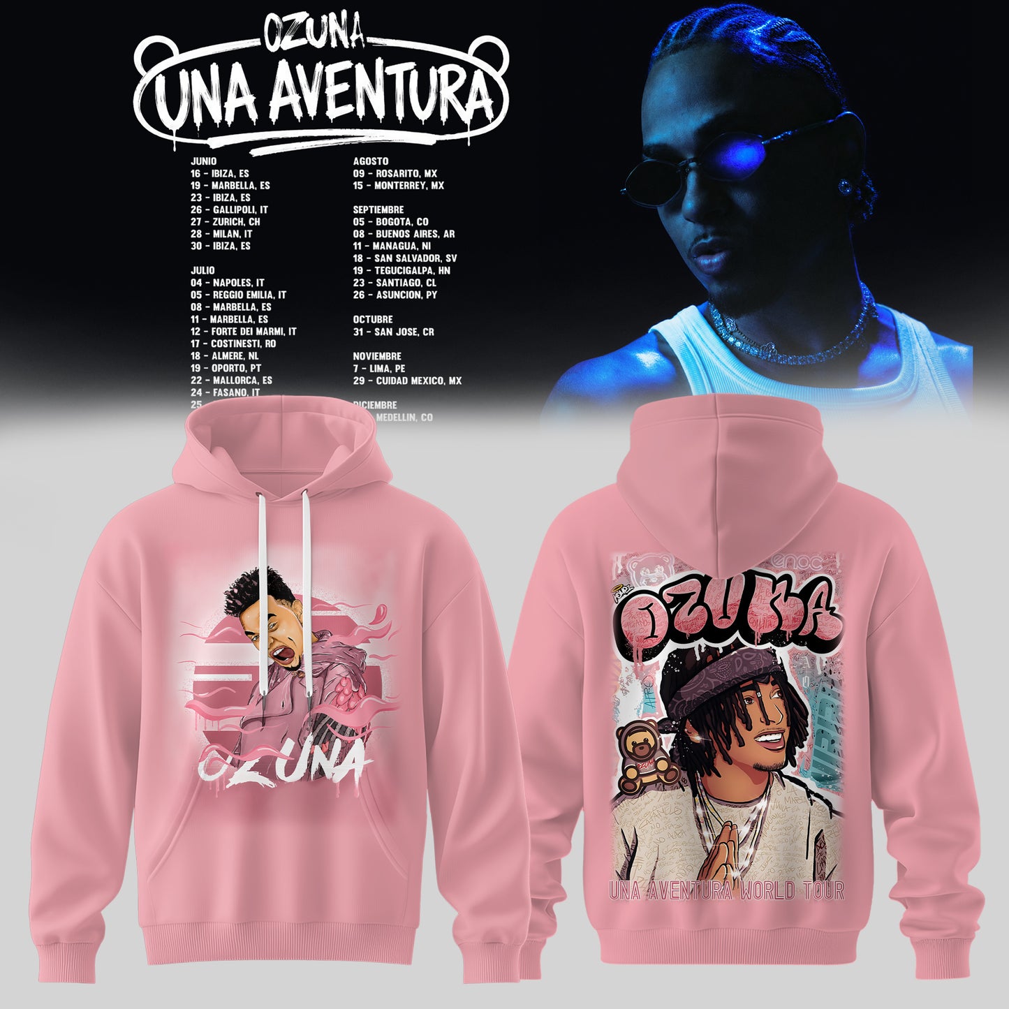 OZUNA – UNA AVENTURA WORLD TOUR COLLECTION HOODIE