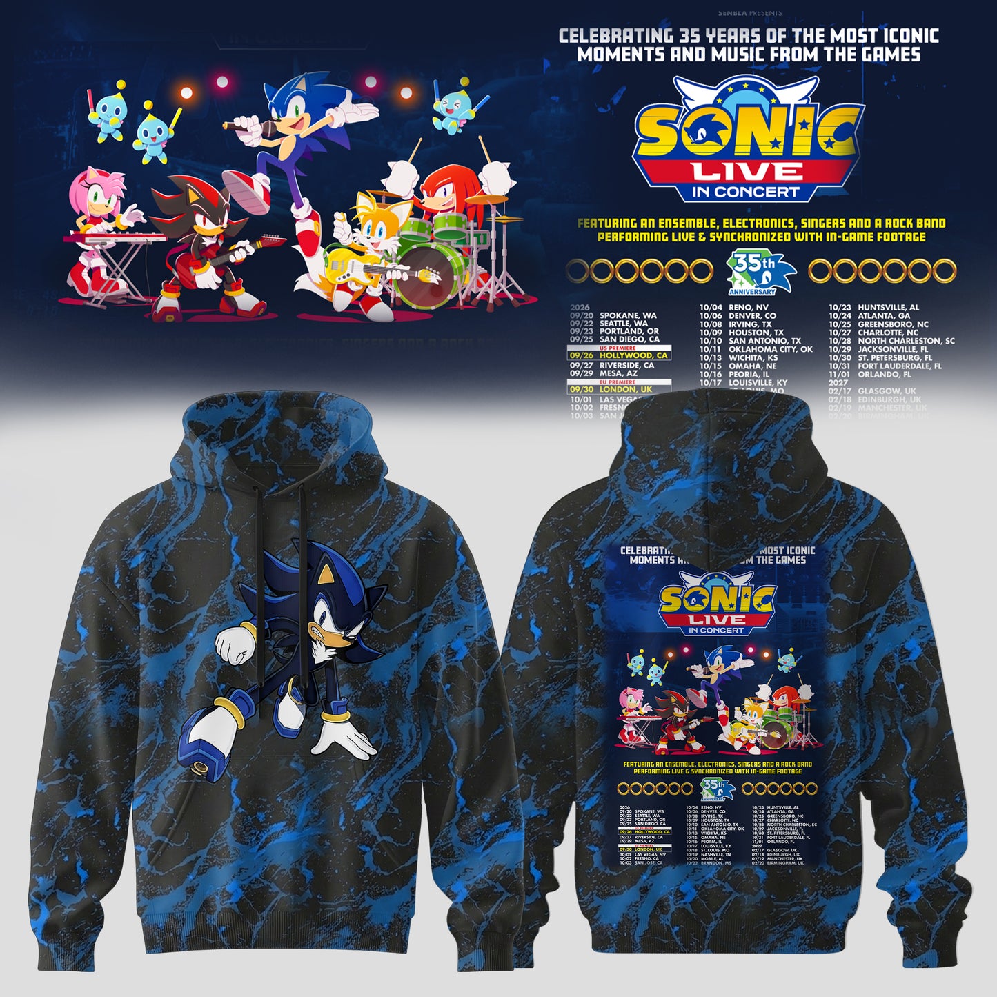 Sonic Live In Concert 2026 Limited Luxury Hoodie Are Here