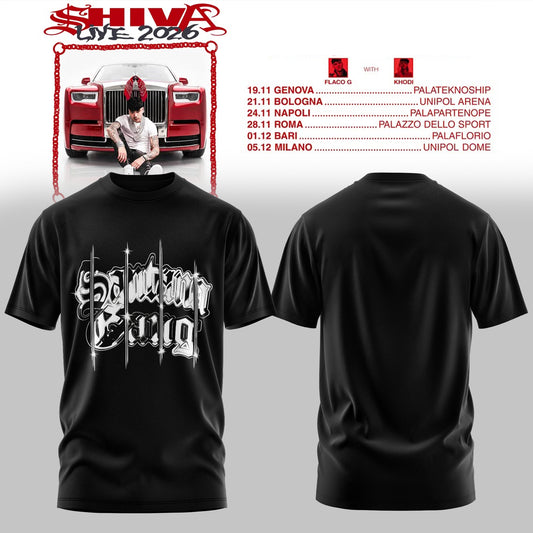 SHIVA Live Tour 2026 T-shirt