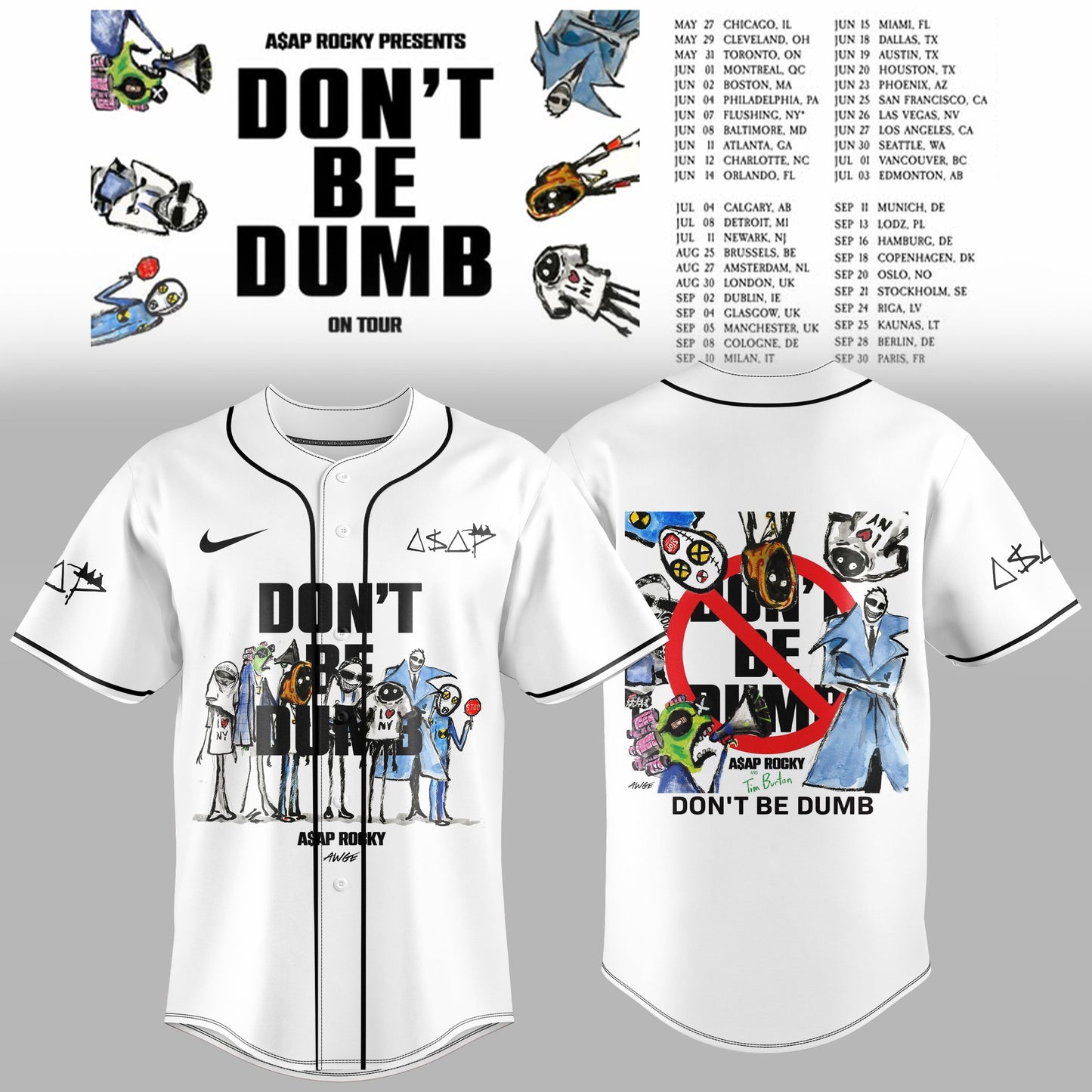 _ASAP ROCKY “DON’T BE DUMB” COLLECTION JERSEY