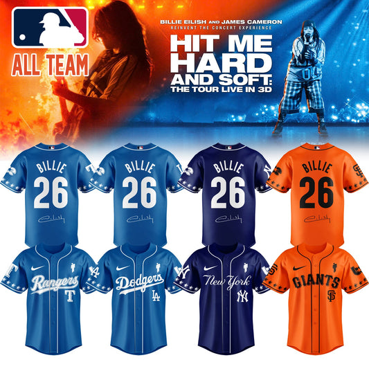 .Baseball x Billie Eilish HIT ME HARD AND SOFT: THE TOUR Jersey 6